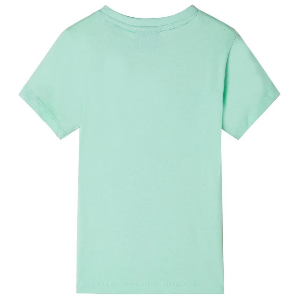 Maglietta da Bambino Maniche Corte Verde Chiaro 92 - Foto 2