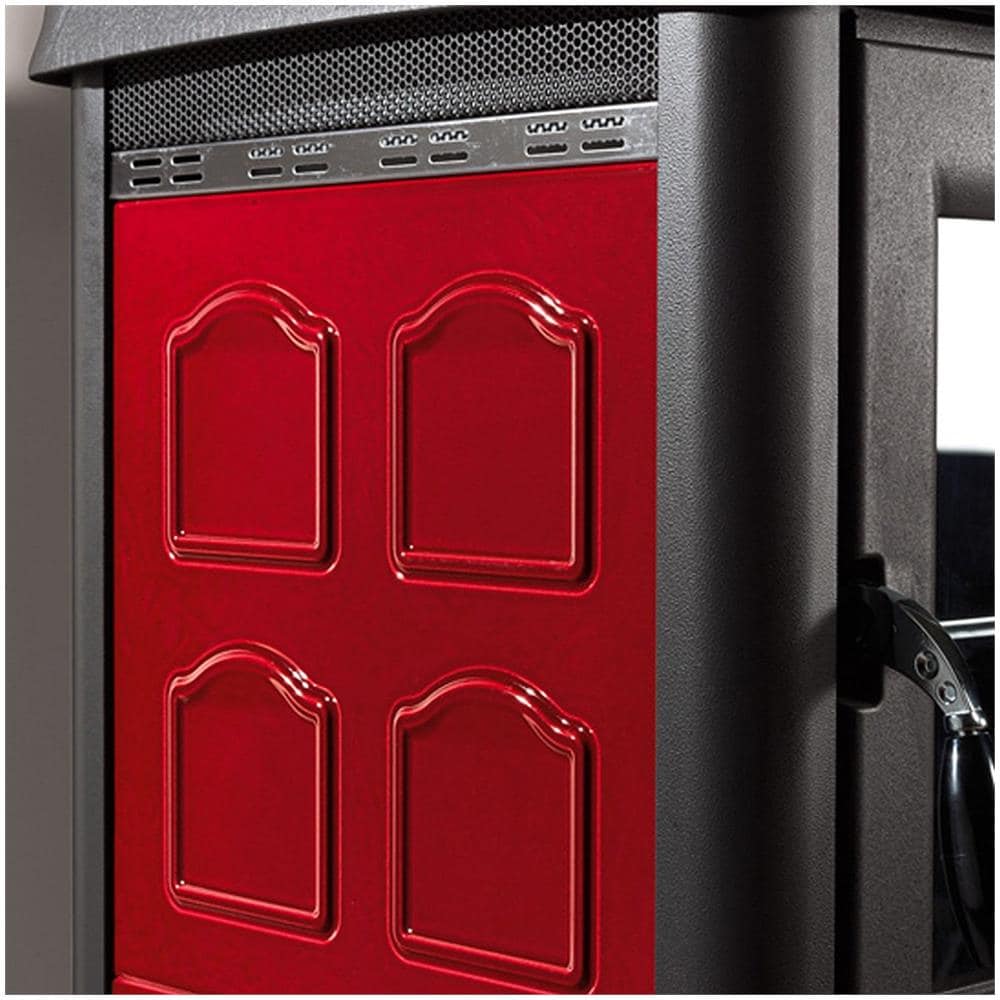 Stufa a Legna GEMMA FORNO Potenza Termica Nominale 7 kW - Bordeaux - Foto 2