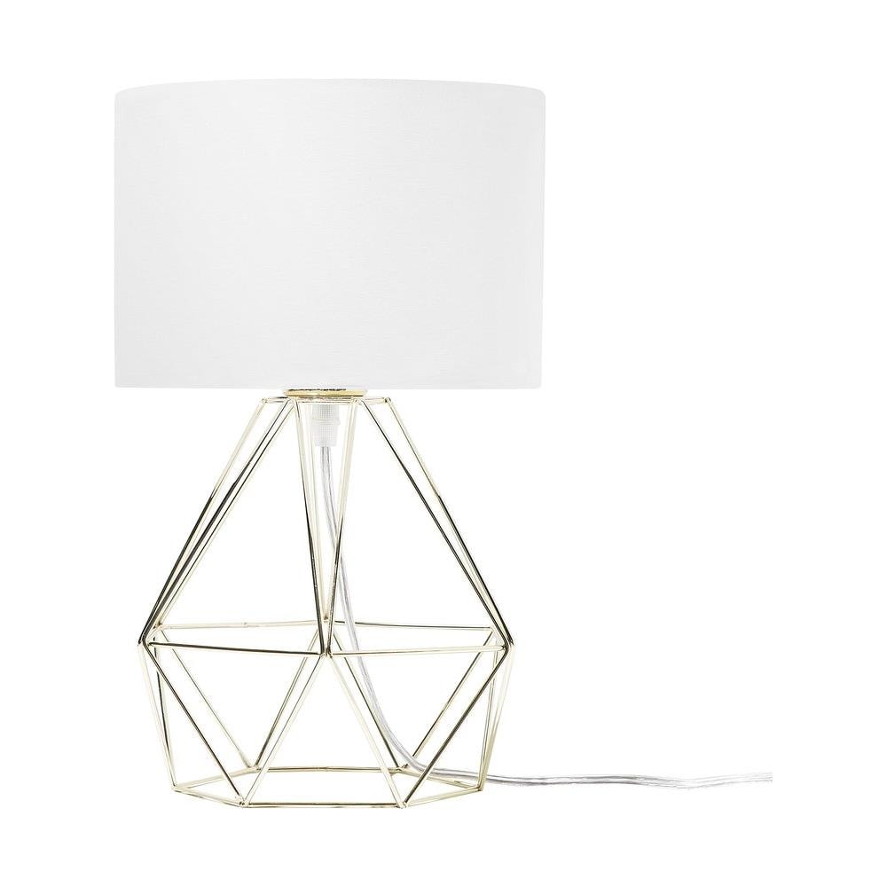 Lampada Da Tavolo In Colore Bianco E Oro Teton - Foto 1