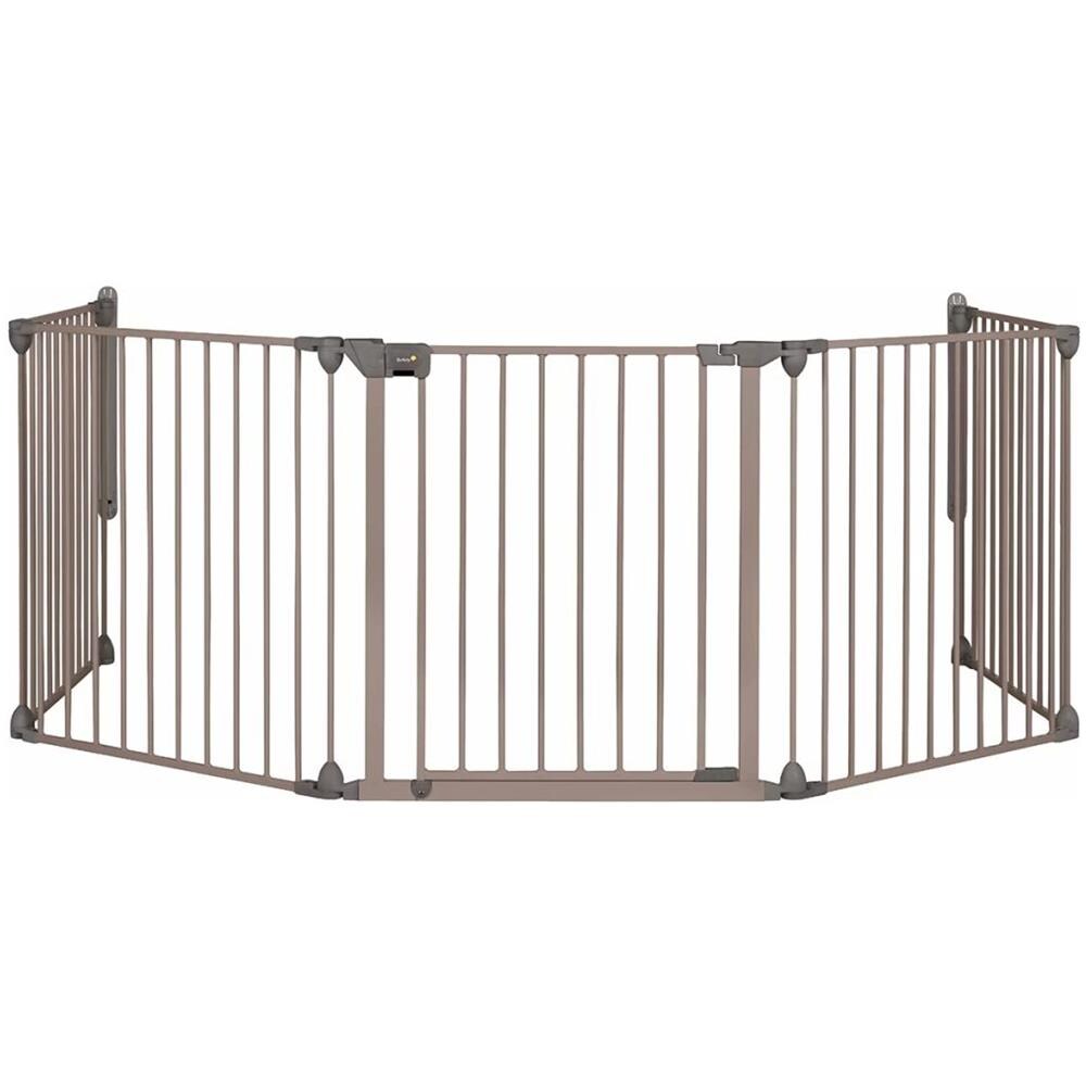 Cancelletto Di Sicurezza 5 Pannelli Modular 5 Grigio 82-358 Cm 24966580 - Foto 1