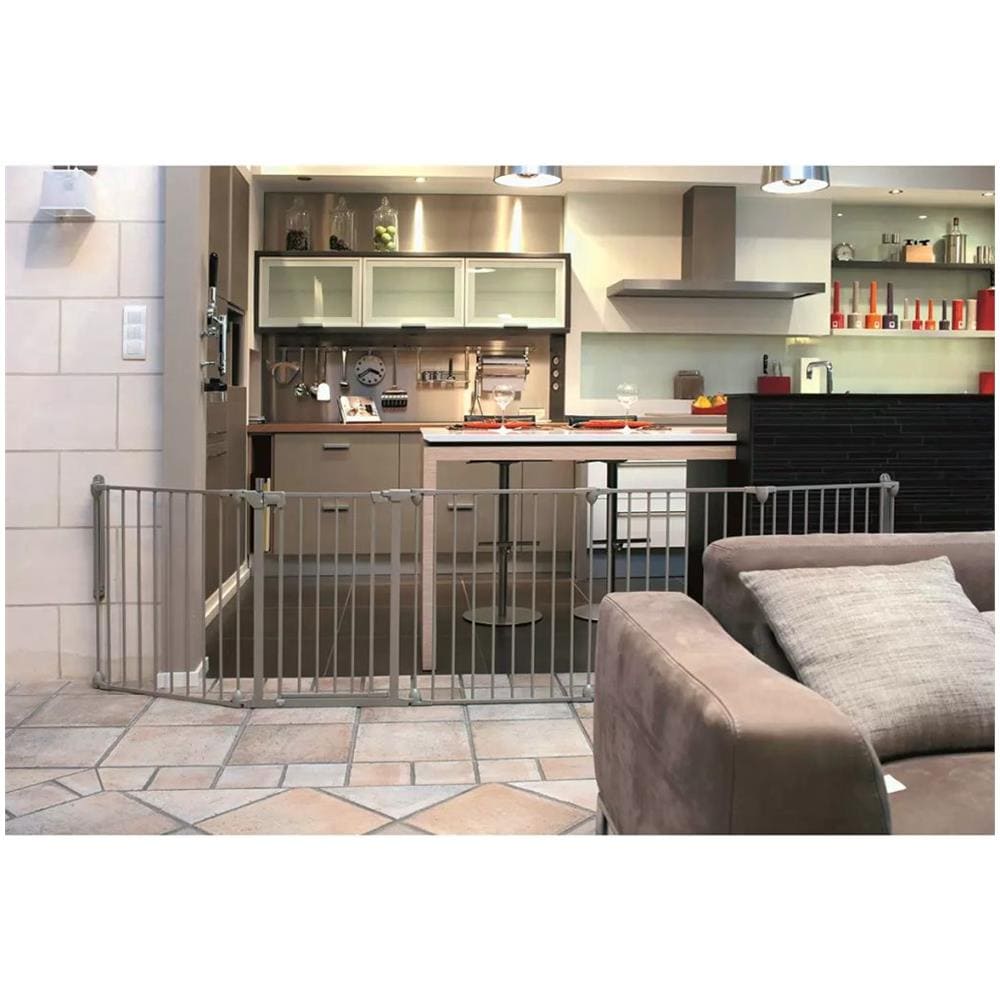 Cancelletto Di Sicurezza 5 Pannelli Modular 5 Grigio 82-358 Cm 24966580 - Foto 7