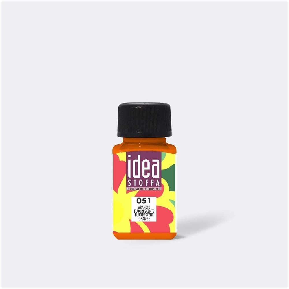 Maimeri Colori Per Tessuti Idea Stoffa 60 Ml 5014051 Arancio Fluorescente - Foto 1
