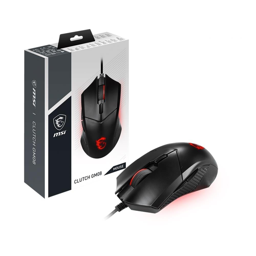 Mouse Gaming Clutch GM08 Ottico 6 Tasti 4200 DPI Colore Nero - Foto 4