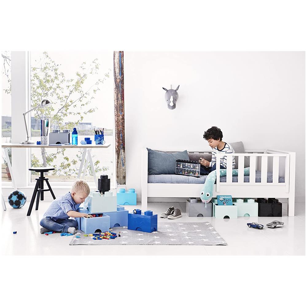 5005711 Cassetto-mattoncino Portaoggetti a 4 Bottoncini Colore Nero - Foto 5