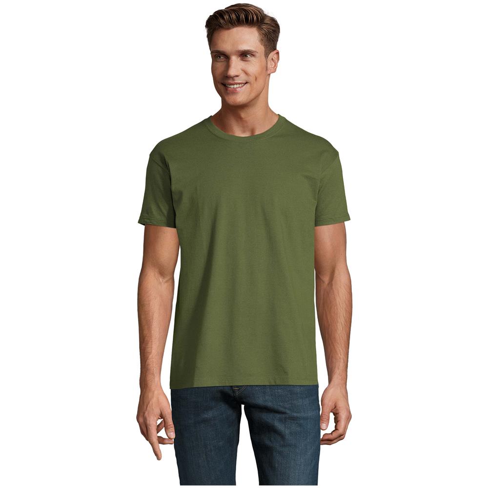 T-shirt Girocollo Da Uomo Modello Imperiale Taglia S Colore Verde Militare - Foto 1