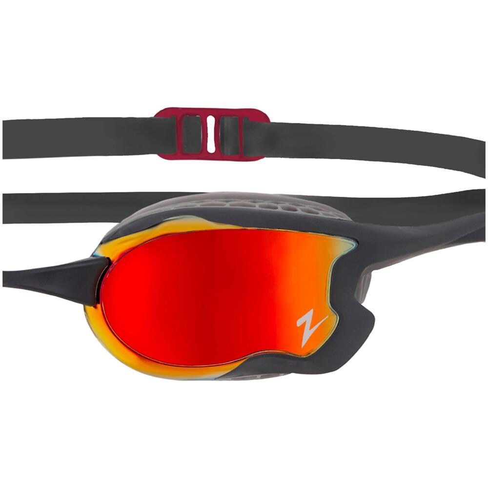 Goggle Color Raptor Hcb Mirror Regular Nero / grigio Specchiata Rosso - Foto 2