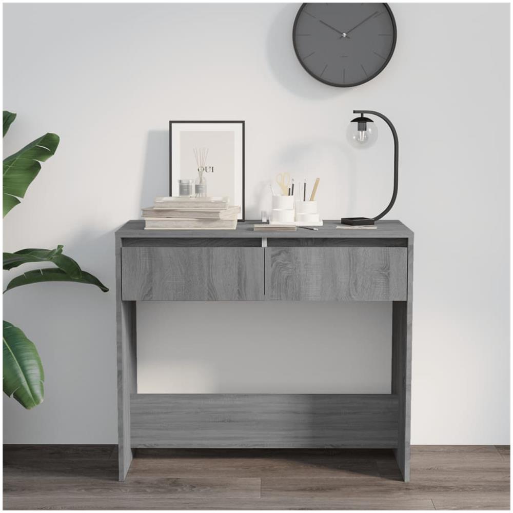 Tavolo Consolle Grigio Sonoma 89x41x76,5 cm in Acciaio - Foto 3