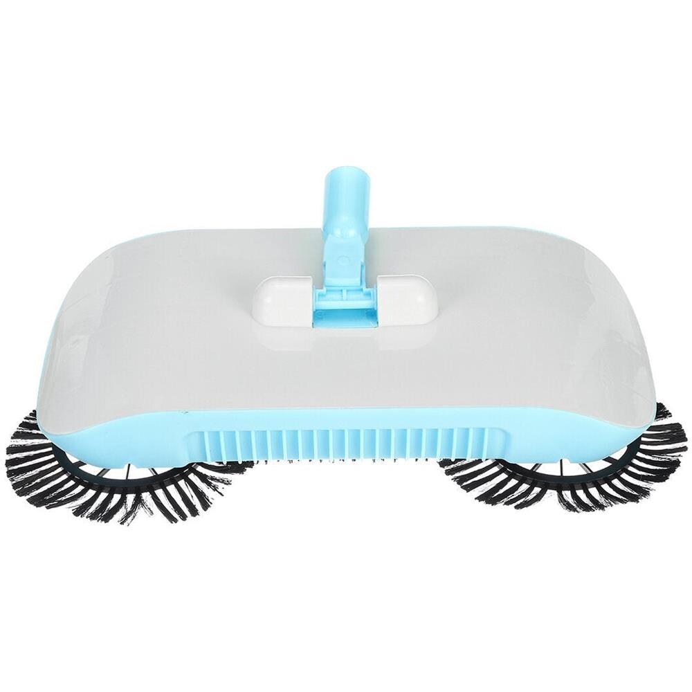 JUSTGREENBOX Mopping Macchina Spin Mano Spingere Spazzatrice 360 Spazzola Spazzatrice Strumento Regolabile Pavimento Cleaner Rosa CN11701
