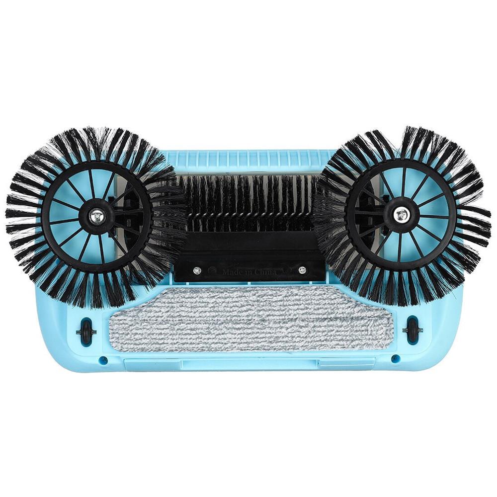 JUSTGREENBOX Mopping Macchina Spin Mano Spingere Spazzatrice 360 Spazzola Spazzatrice Strumento Regolabile Pavimento Cleaner Rosa CN11701