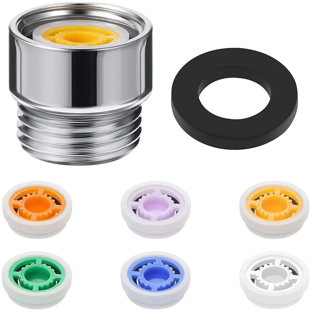 Inserti A Risparmio Idrico Per Soffione Doccia, Confezione Da 6 Con Adattatore - Foto 1