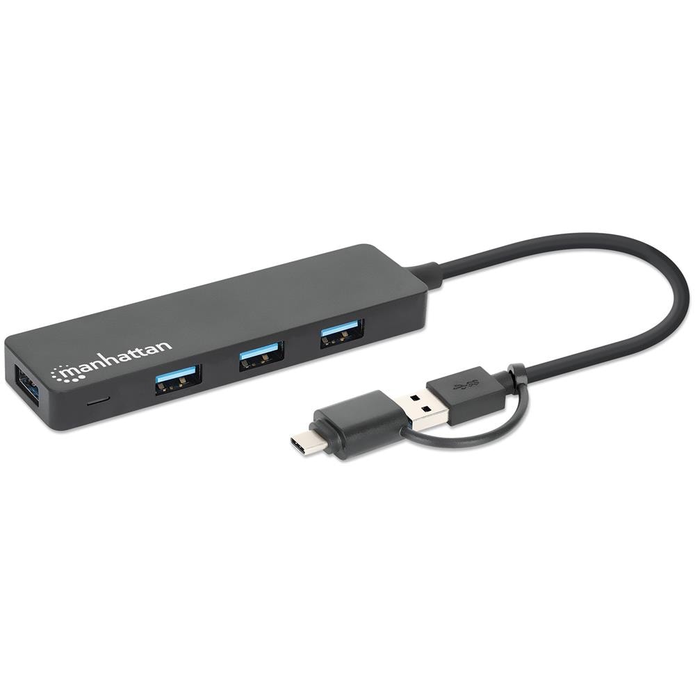 Hub Usb 3.2 Gen1 4 Porte Combo Usb-a E Usb-c - Foto 1