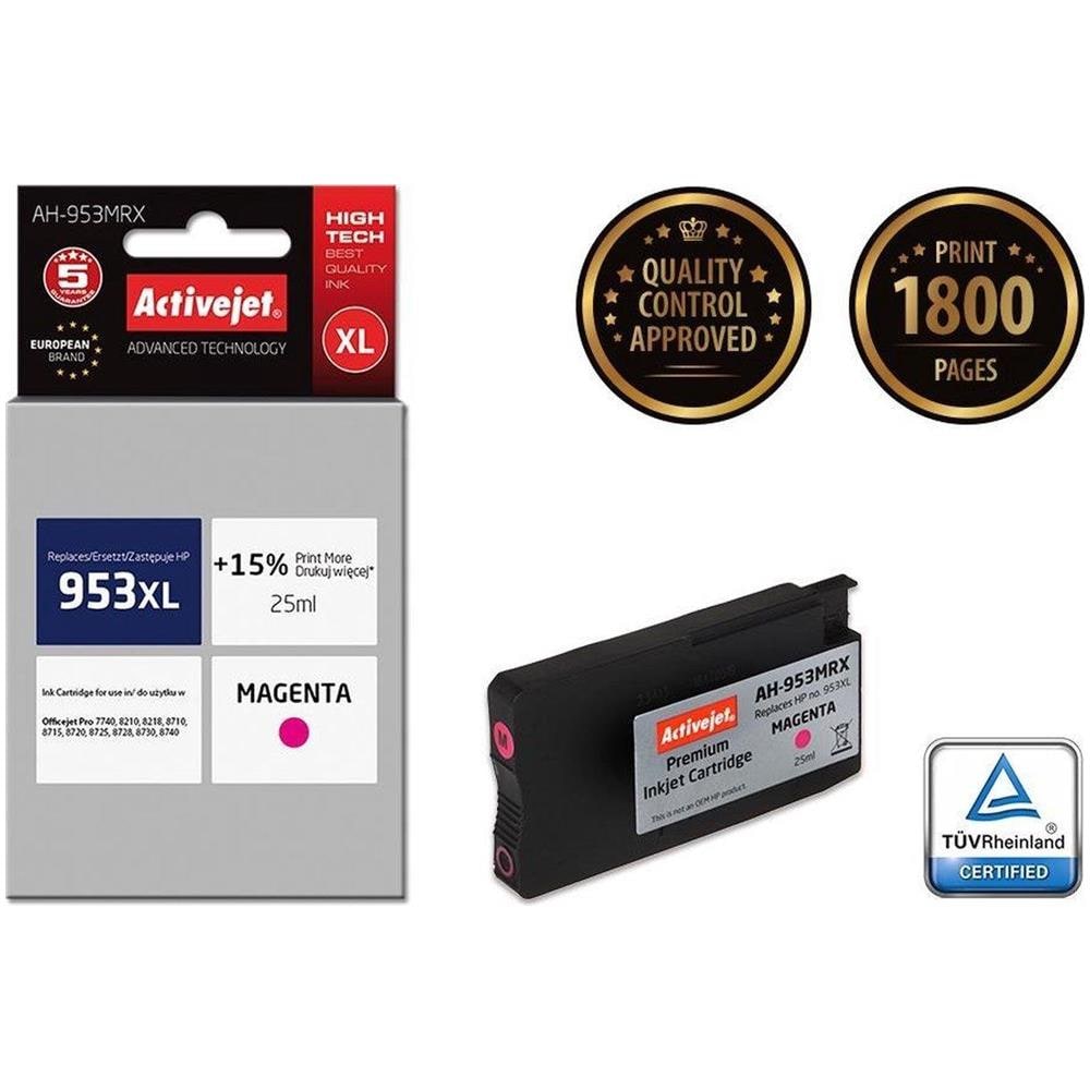 Inchiostro Ah-gt52y (ricambio Per Hp Gt-52y M0h56ae; Supreme; 70 Ml; Giallo) - Foto 1