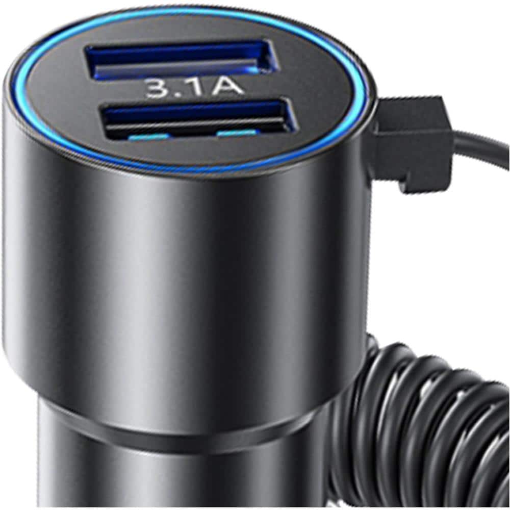 Caricabatterie Da Auto 2x Usb E Cavo 3 In 1 Potenza 33w Wekome Nero - Foto 2