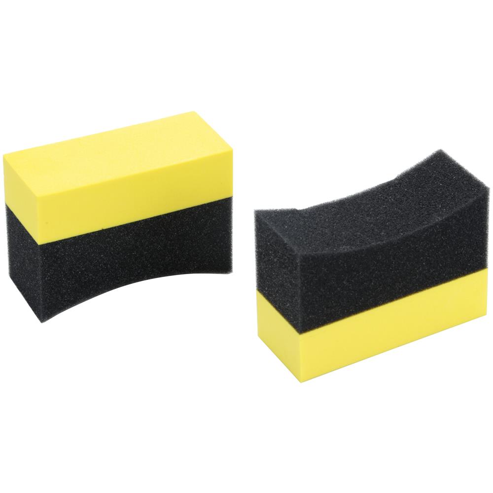 Tyre Make-up, Set 2 Spugne Applicatori Lucida-pneumatici - Foto 1