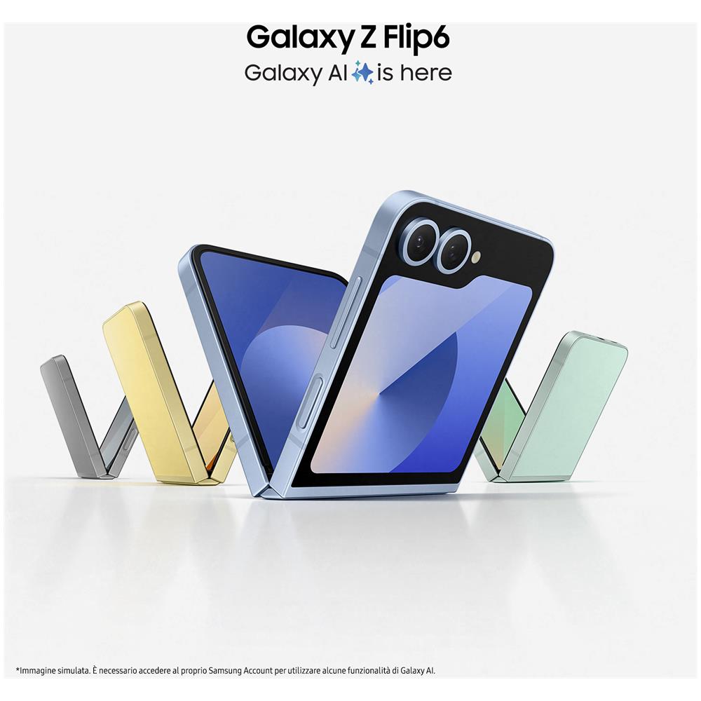Galaxy Z Flip6 5G 256GB 12GB Ram Display 3,4" Samoled / 6,7" Dynamic Amoled 2X Android 14 4000 mAh Menta Italia - Foto 2