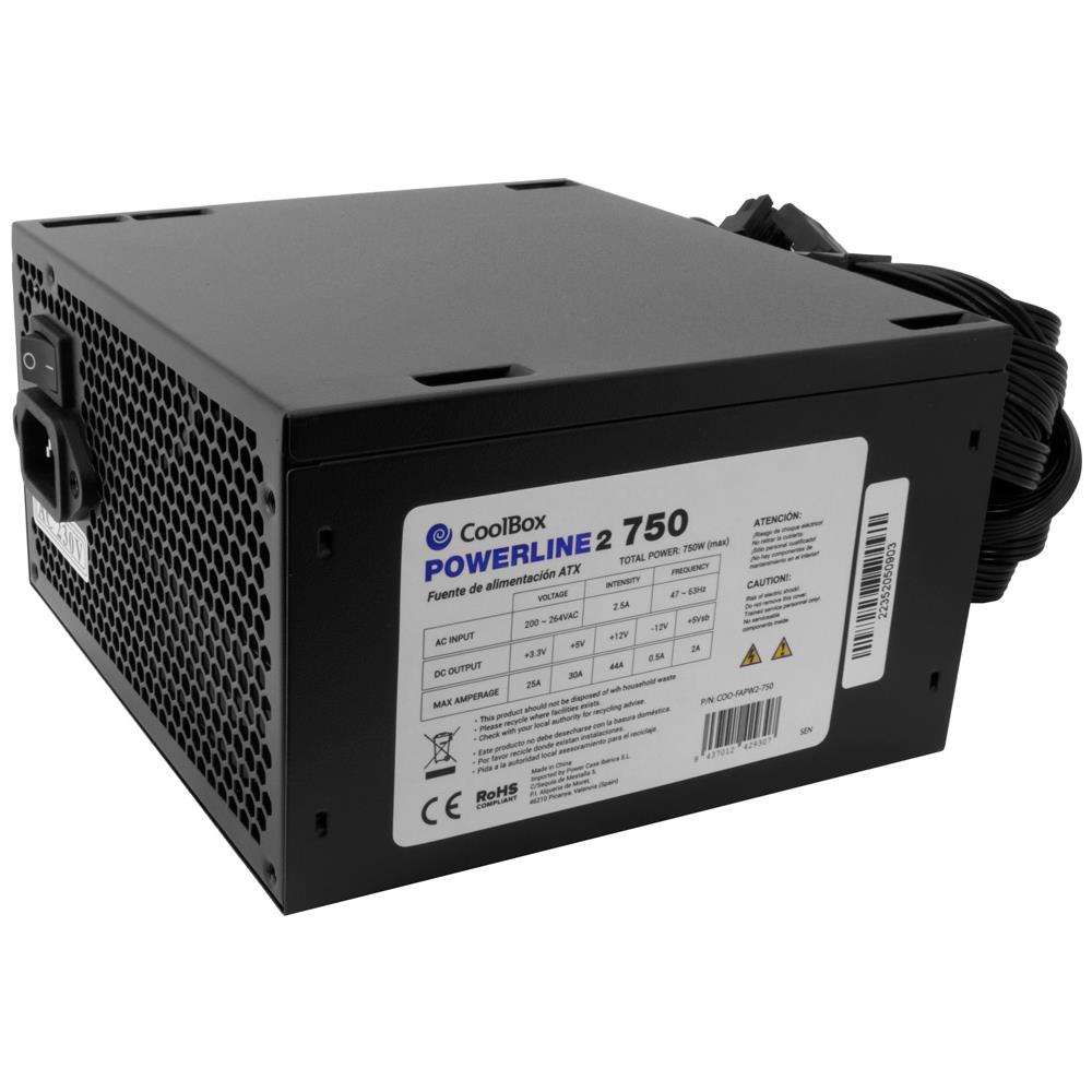 COO-FAPW2-750 alimentatore per computer 750 W 20+4 pin ATX ATX Nero - Foto 6