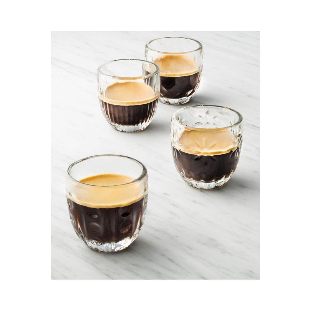 Espresso Fleurs Bicchiere da 100 ml Elegante tazzina da caffè espresso - Foto 3