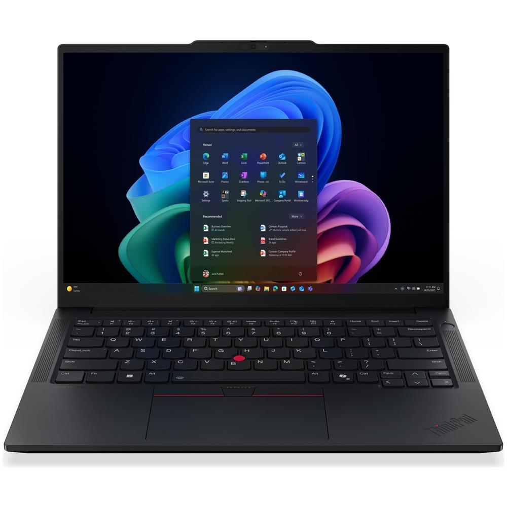 ThinkPad E14 Gen 8 (Intel) Copilot+ PC Intel Core Ultra 7 355 Computer portatile 35,6 cm (14") WUXGA 16 GB DDR5-SDRAM 512 GB SSD Wi-Fi 7 (802.11be) Windows 11 Pro Nero Italiano - Foto 1