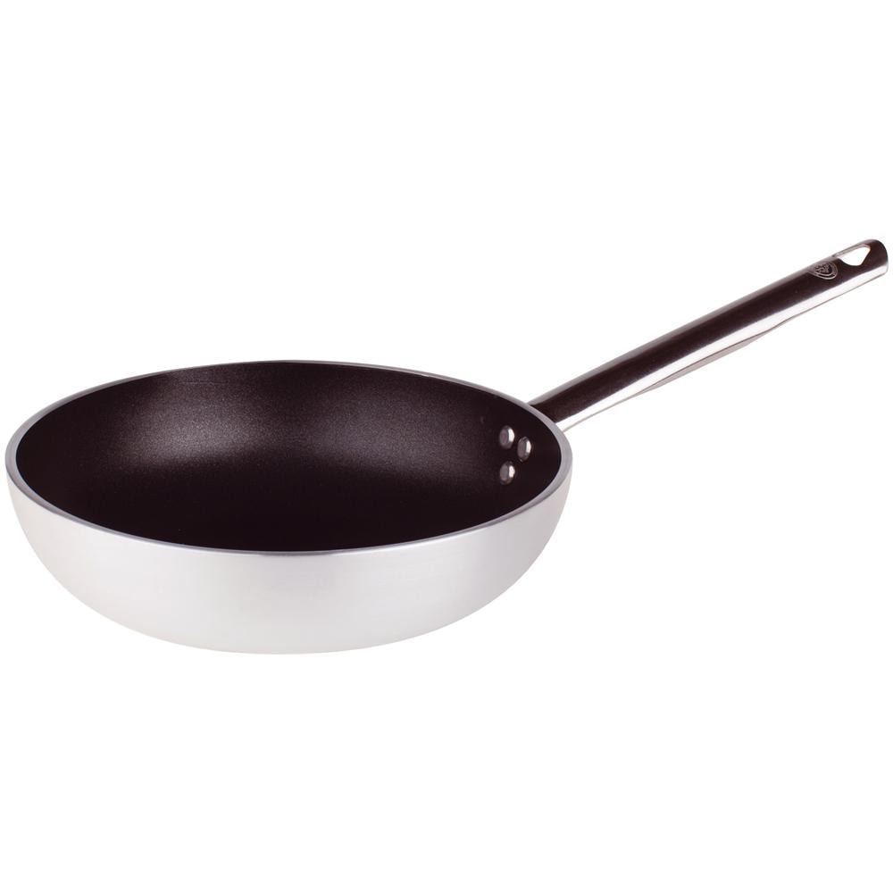 Padella Svasata Alta 1 Manico Diametro 24 cm - Linea Alluminio Platinum 5 mm - Foto 2