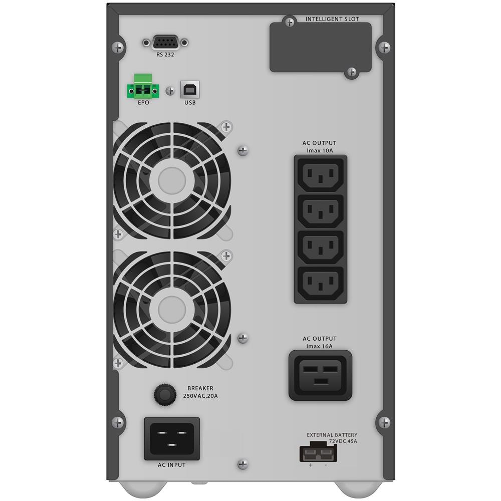 Gruppo di Continuità UPS on-line VFI 3000 TGS 3000 VA / 2700W 4 Prese - Foto 2