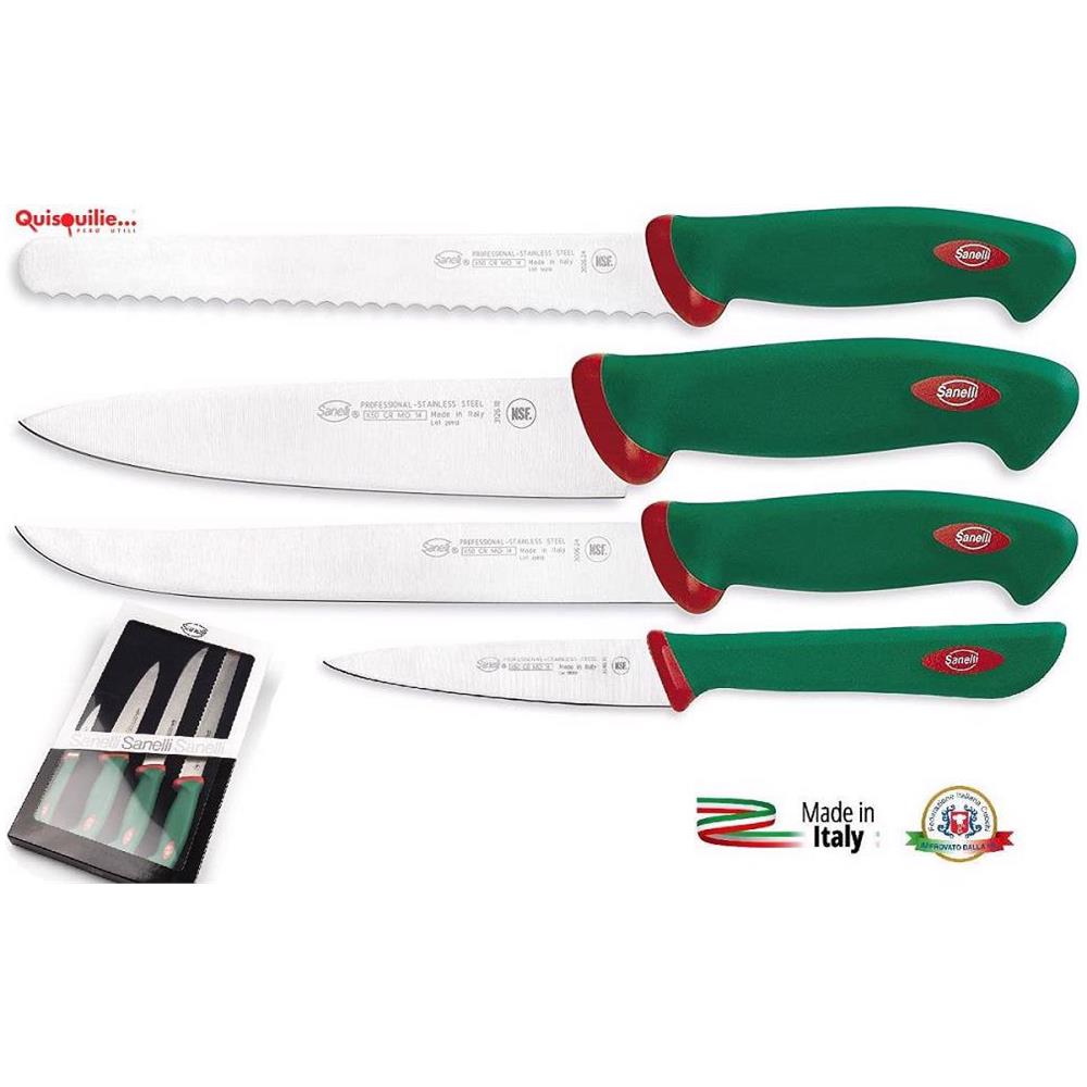 Set Coltelli Da Cucina 4 Pezzi Linea Premana Professional Di Sanelli - Foto 3