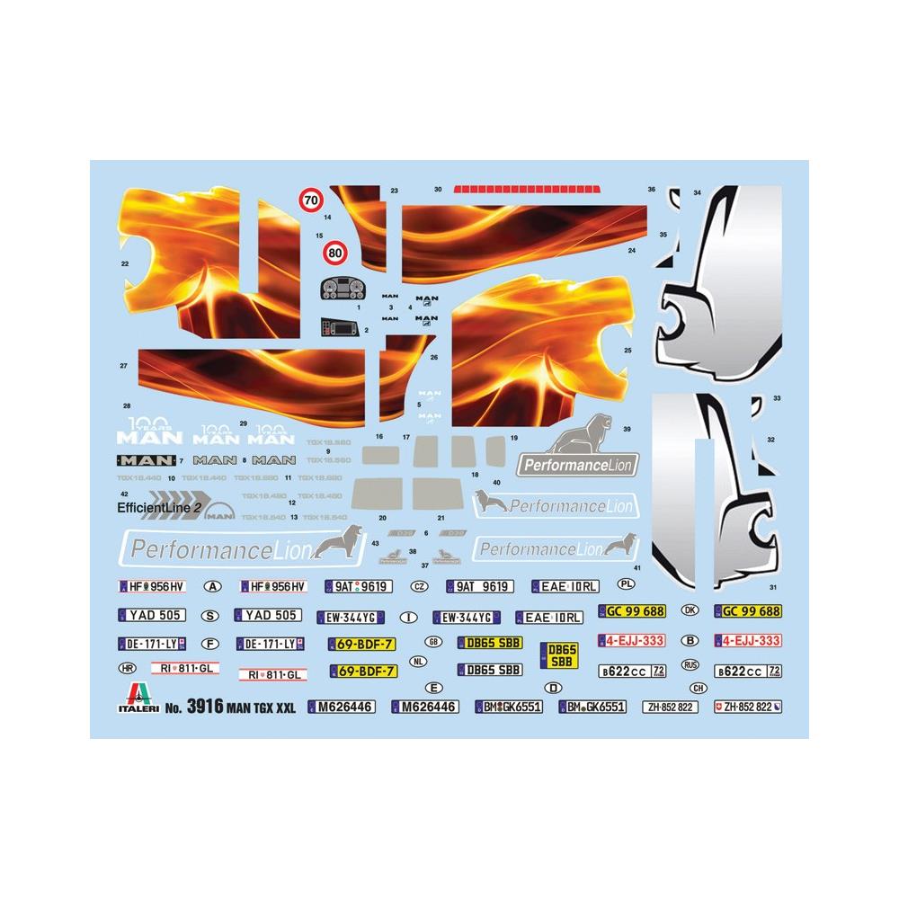 Man Tgx Xxl D38 Kit 1:24 - Foto 2