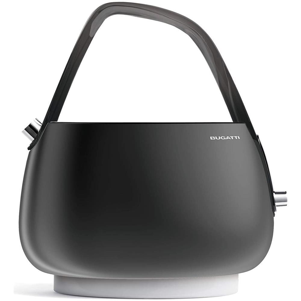 Jacqueline - Bollitore Elettronico Nero Con Manico Trasparente Fumè - Foto 1