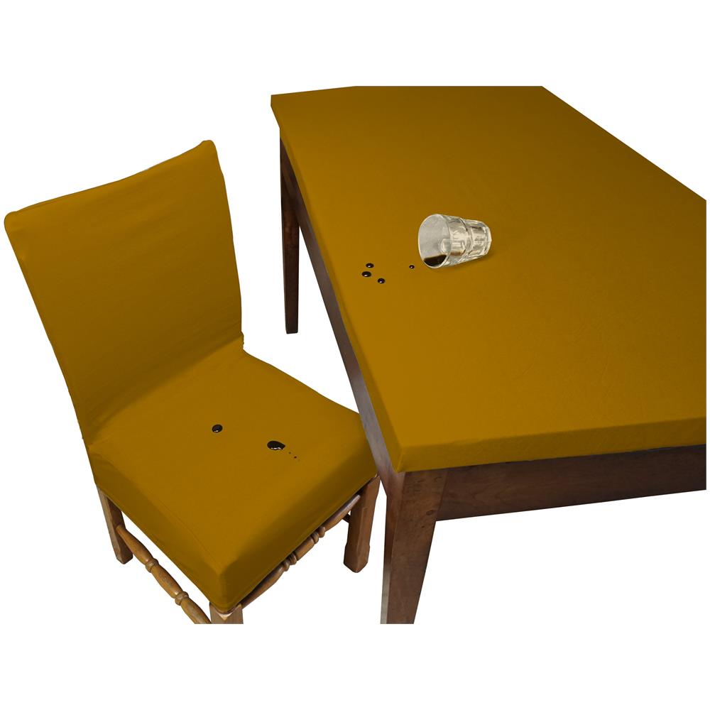 Set 6 Vestisedia Quadrato Antimacchia Made In Italy Oro - Foto 1