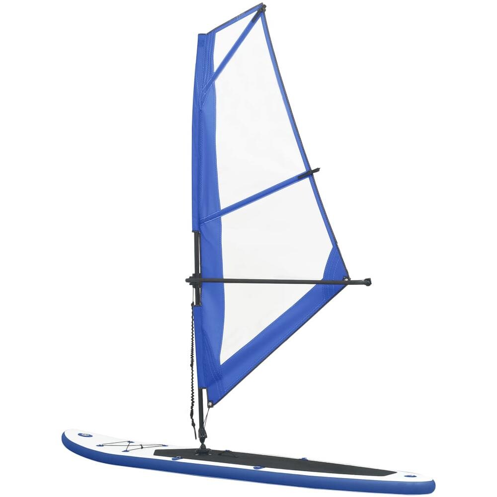 Set Tavola Gonfiabile da SUP con Vela Blu e Bianco - Foto 3