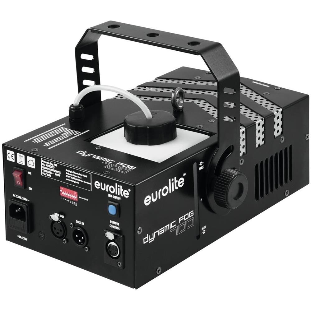 Macchina Del Fumo-nebbia, Interfaccia Dmx Con Telecomando Eurolite Fog 700 - Foto 2