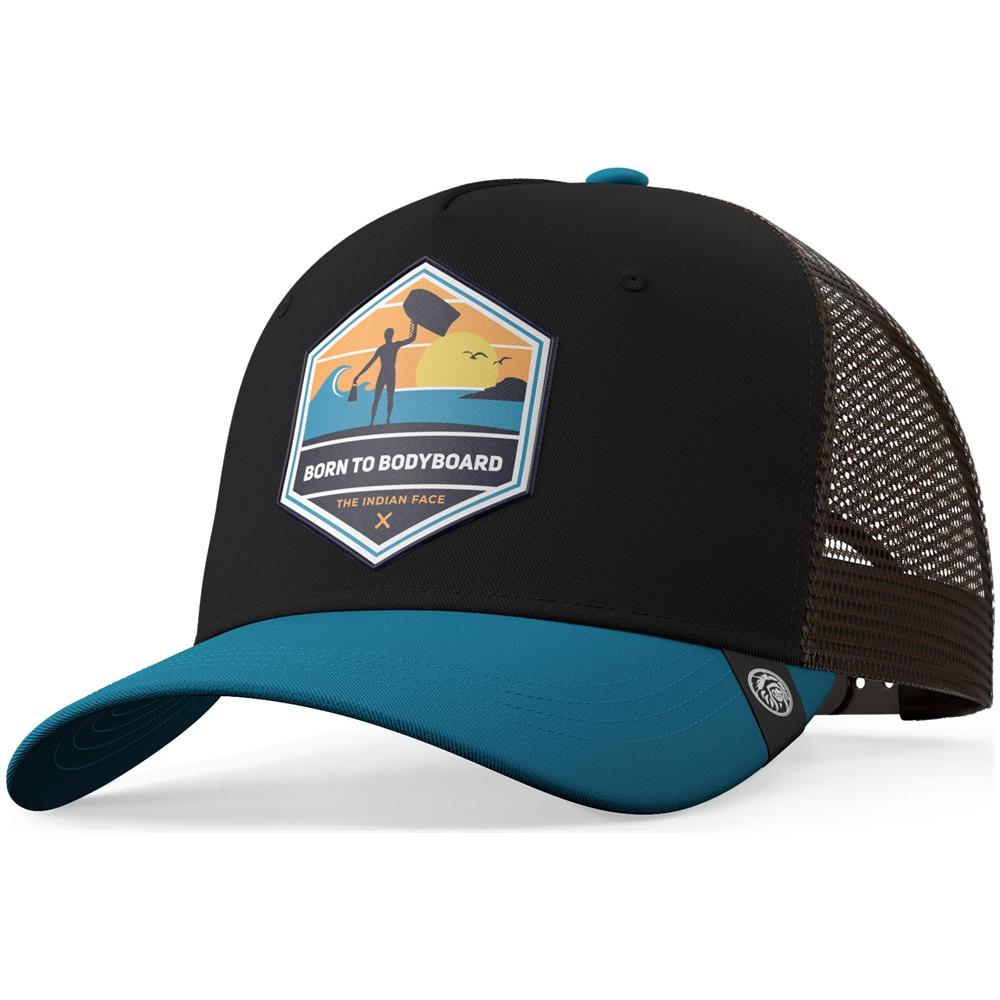 Cappellino Trucker Born To Bodyboard Giallo Per Uomini E Donne - Foto 1