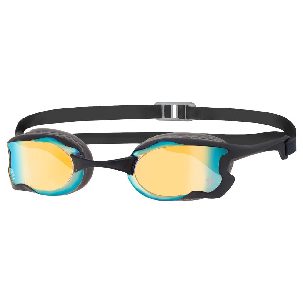 Goggle Color Raptor Hcb Mirror Nero Regular Specchiata Blu - Foto 1