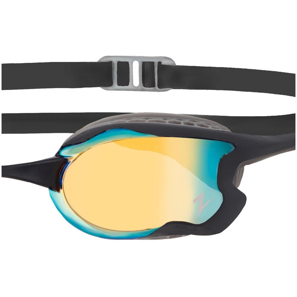 Goggle Color Raptor Hcb Mirror Nero Regular Specchiata Blu - Foto 2