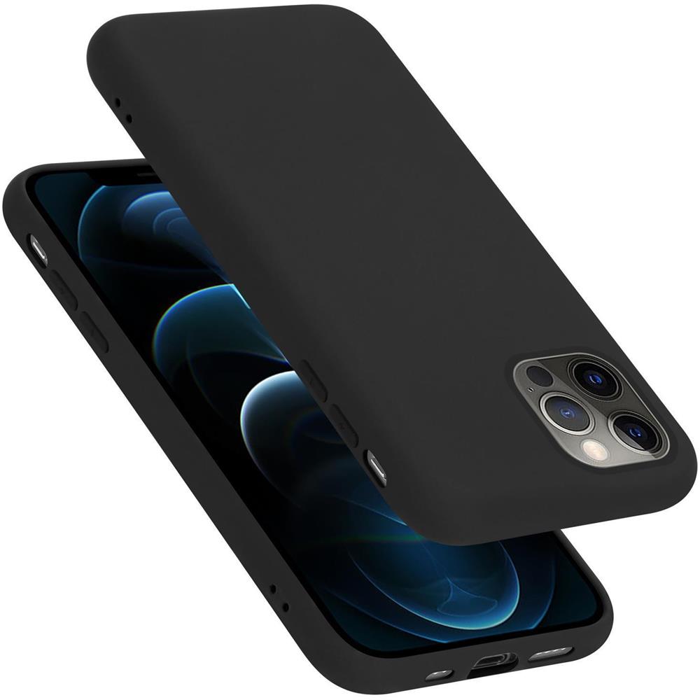 Custodia Compatibile Con Apple Iphone 13 Pro In Liquid Nero - Coperchio Protettivo In Silicone Tpu Flessibile - Foto 1