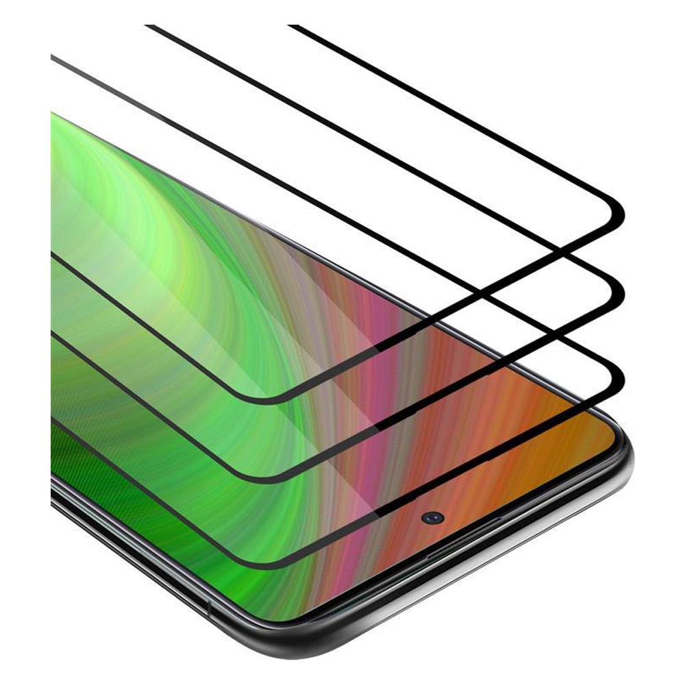 3x Pellicola Armatura A Schermo Intero Compatibile Con Samsung Galaxy A51 5g In Trasparente Con Nero - 3x Vetro Temperato (tempered) Di Protezione Del Display In Durezza 9h Con 3d Touch - Foto 1