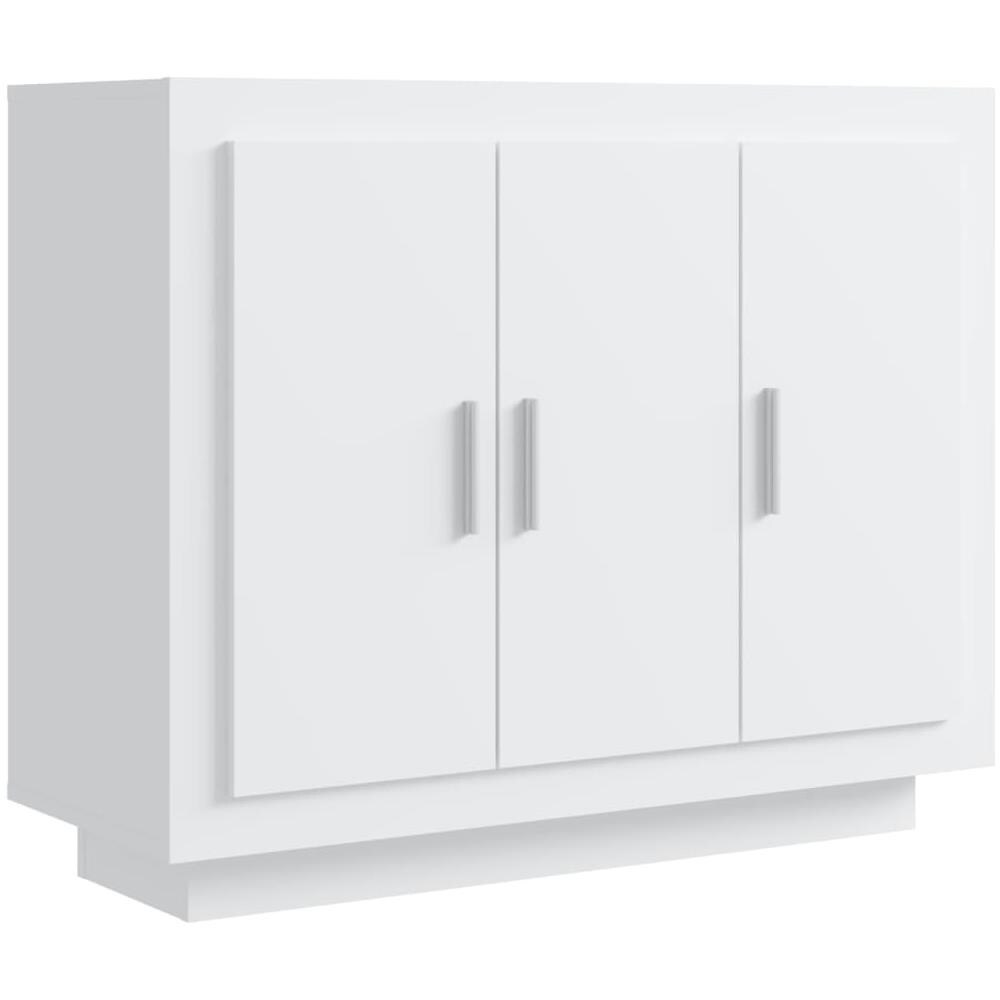 Credenza Bianca 92x35x75 cm in Legno Multistrato - Foto 2