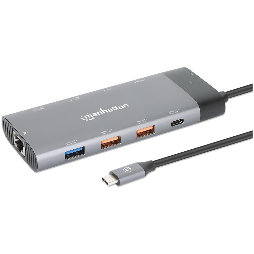 Docking Station Usb-c Pd Doppio Monitor 8k Multiporta 10 In 1 - Foto 1