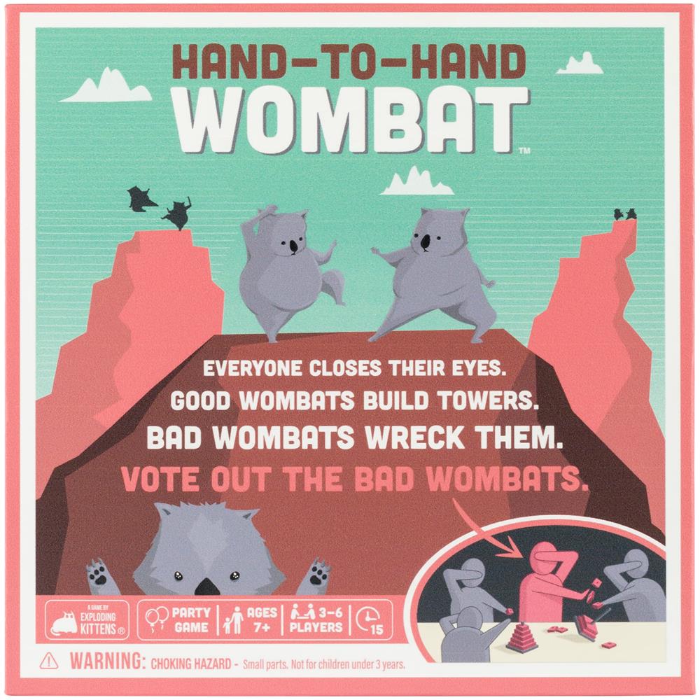 Gioco Di Carte Wombat Corpo A Corpo Divertenti Giochi Di Carte Per Famiglie Per Adulti, Adolescenti E Bambini - Divertenti Giochi Di Società, 3-6 Giocatori - Foto 2