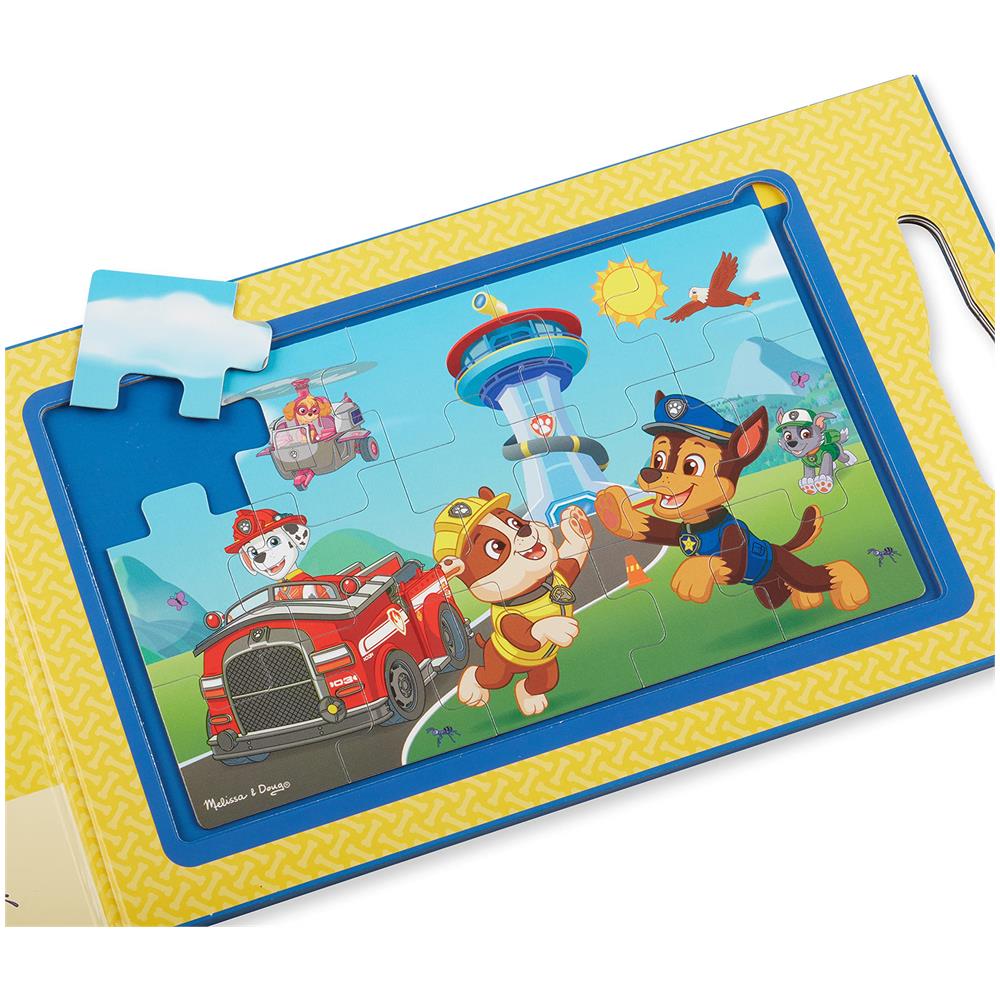 Paw Patrol Puzzle Magnetici Da Portare Con Sa (2 Puzzle Da 15 Pezzi) - Foto 1