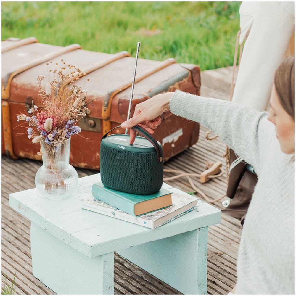 Speaker Outdoor Ricaricabile Impermeabile (IP67) Woodland con Bluetooth 5.1 e radio FM /DAB+ Colore Verde - Foto 9