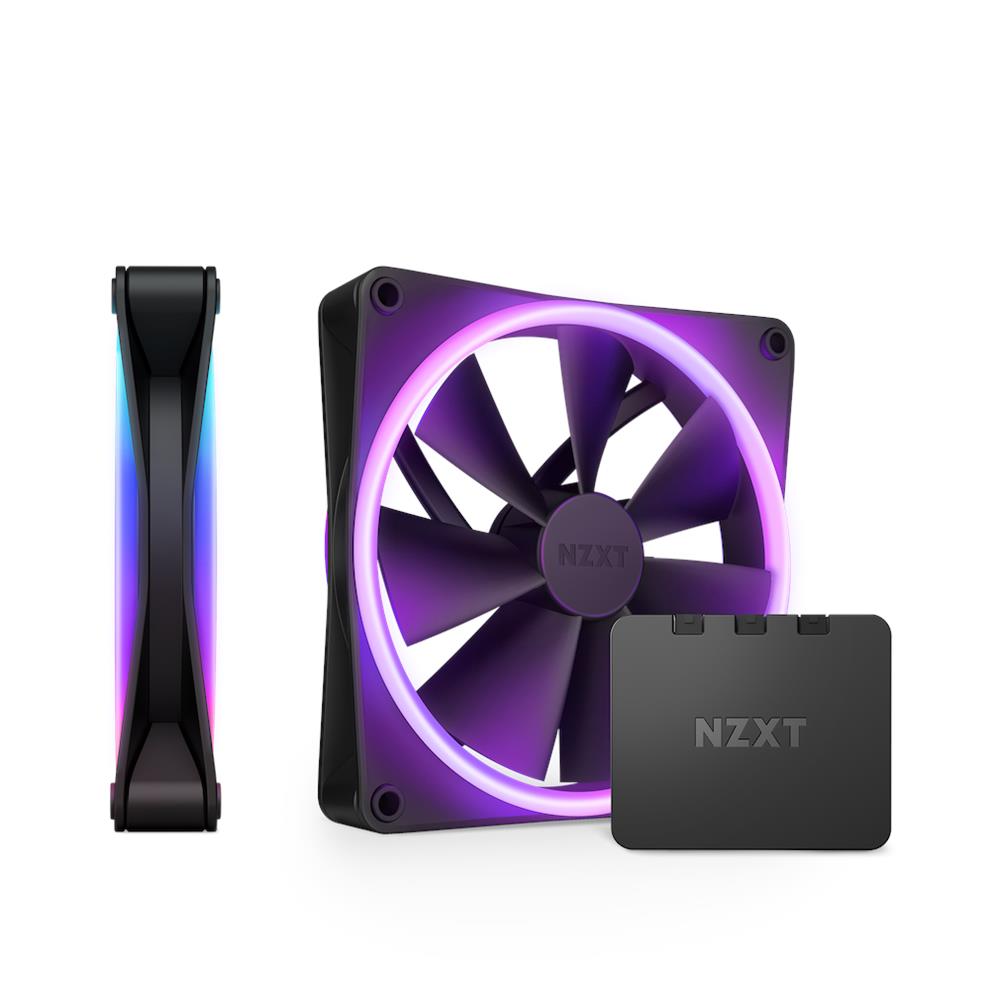 F140 RGB DUO Twin Pack Case per computer Ventilatore 14 cm Nero 2 pz - Foto 1