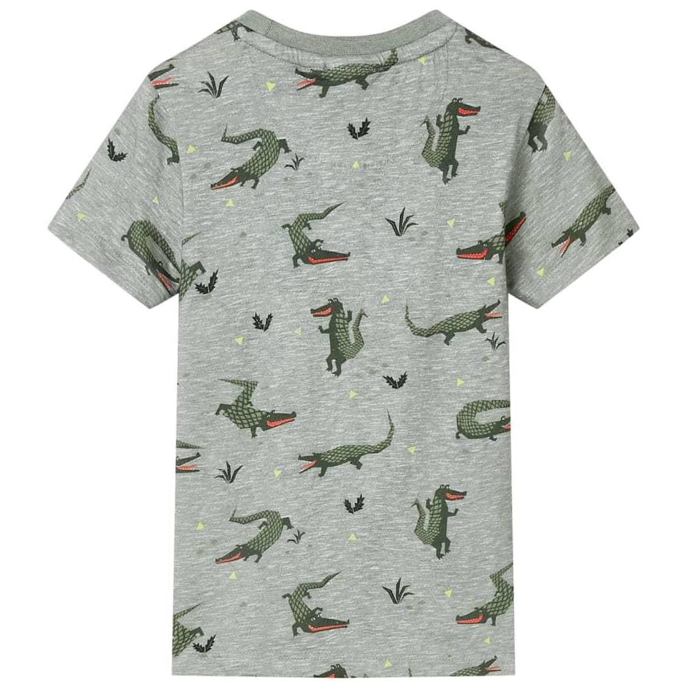 Maglietta da Bambino Cachi Chiaro Mélange 104 - Foto 2