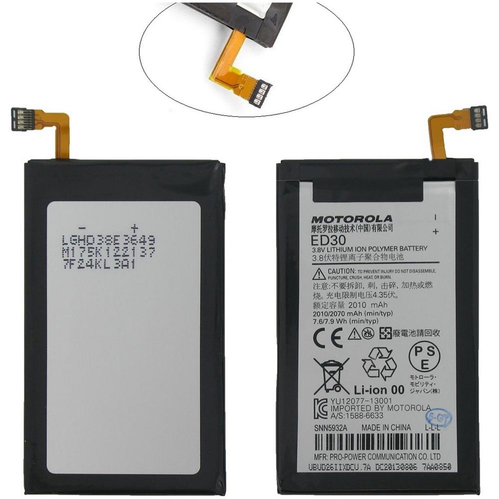 Pila Batteria Originale Ed30 Ricambio Litio 3,8v 2070mah Moto G 2nd Gen - Foto 2