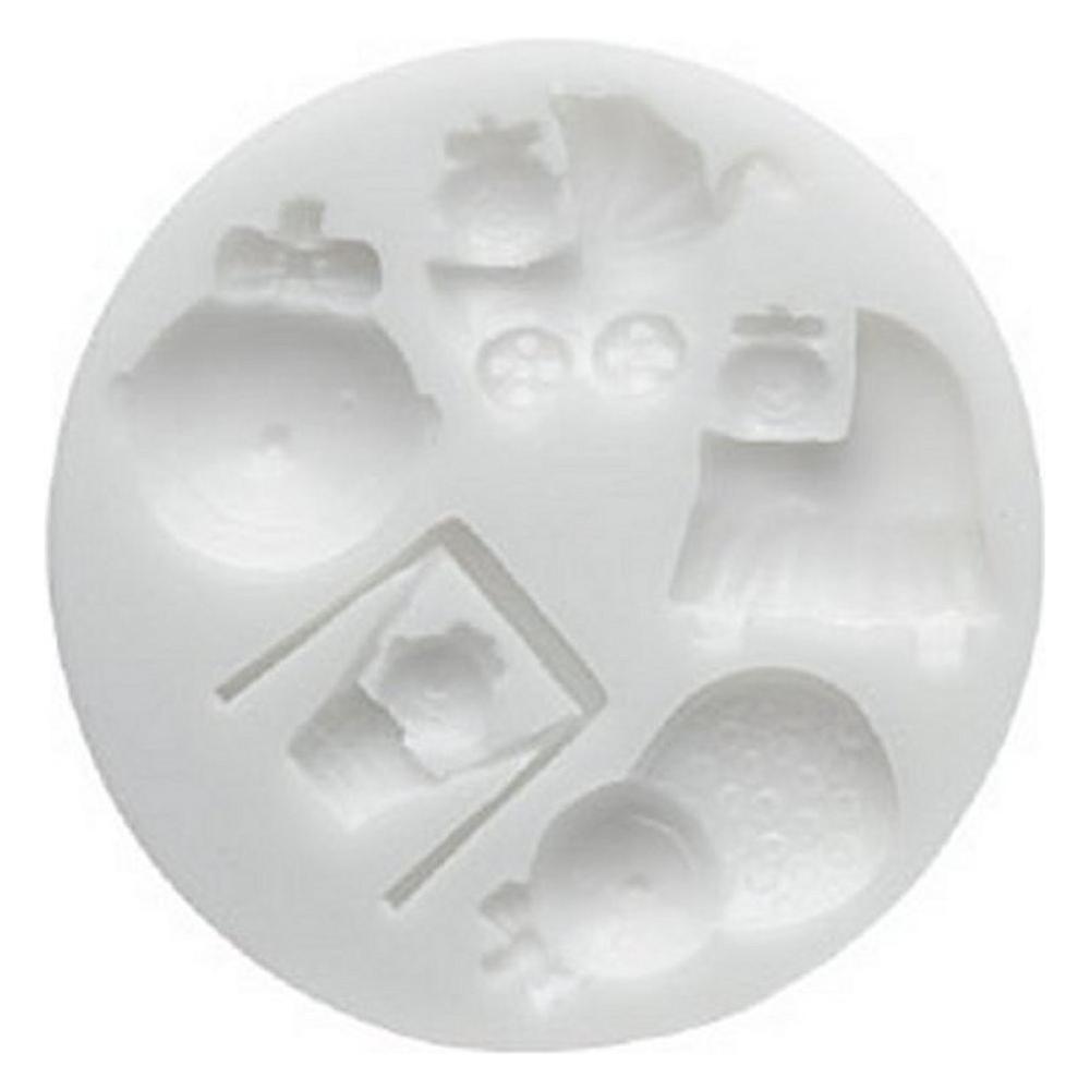 Stampo In Silicone Baby Nascita Battesimo - Foto 1