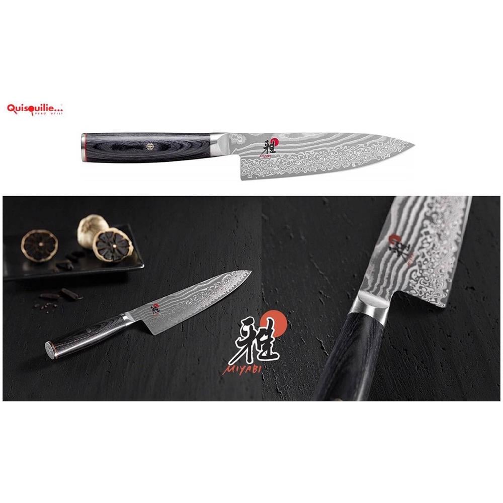 Coltello Da Cuoco Cm 16 Con Affilatura Simmetrica Serie 5000 Fcd Di - Foto 5
