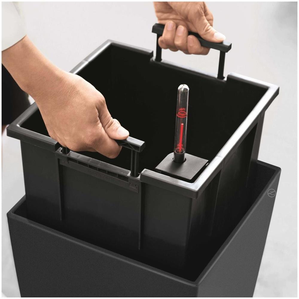 Fioriera Cubico 30 All-in-one Carbone 18184 - Foto 2