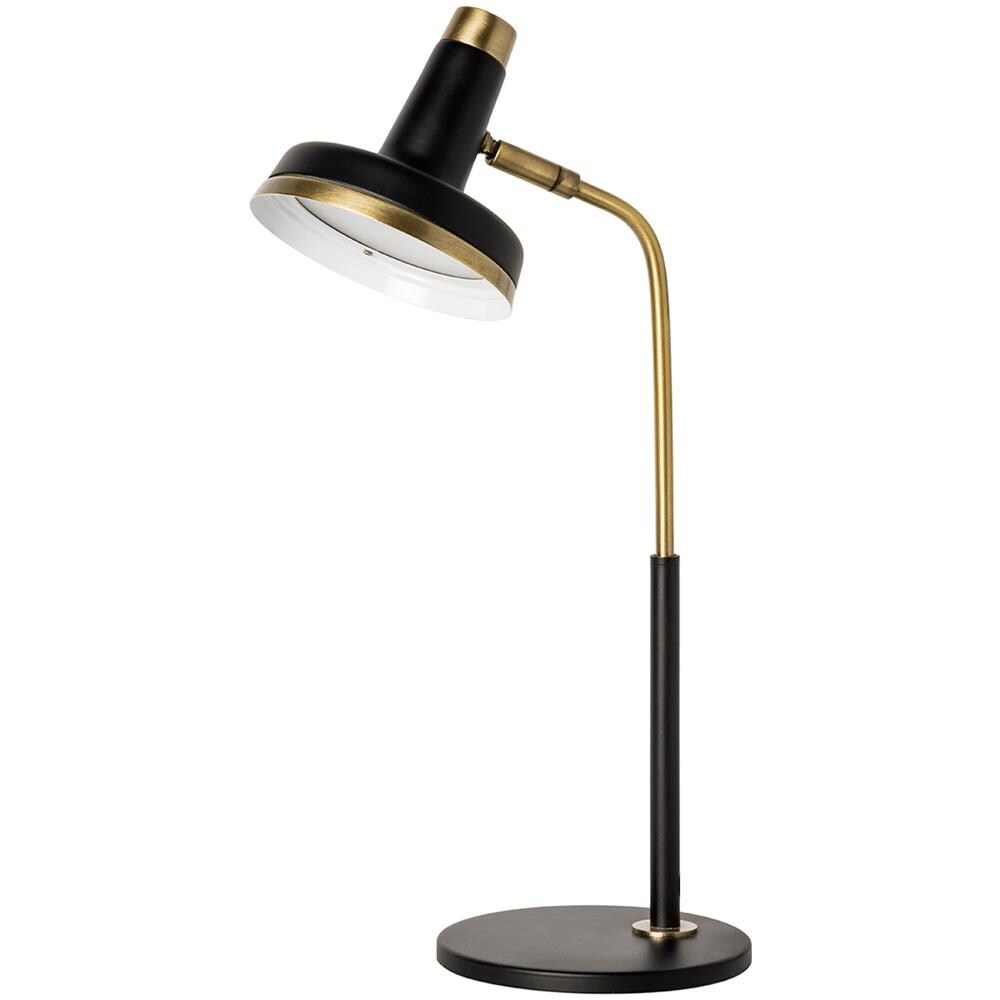 Lampada Da Tavolo Led Nero E Oro - Foto 1