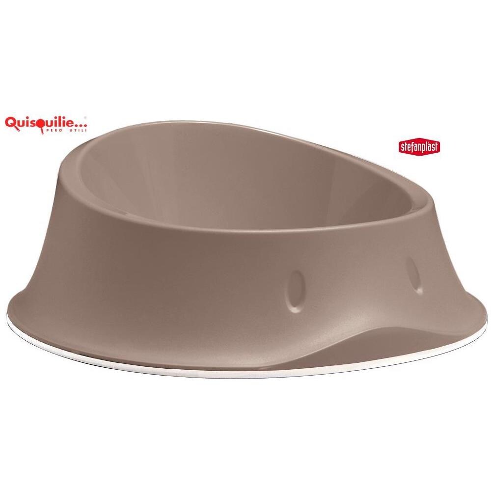 Ic Ciotola Chic Per Cani E Gatti 100 % Made In Italy - 0,35 Tortora Chiaro - Foto 1