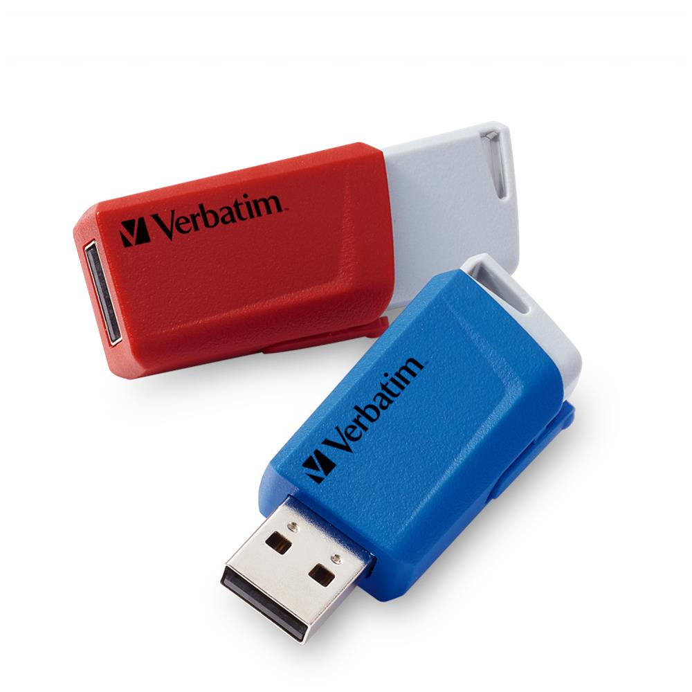 Store 'n' Click - Memoria USB 3.2 GEN1 - 2x32 GB - Rosso /Blu - Foto 1