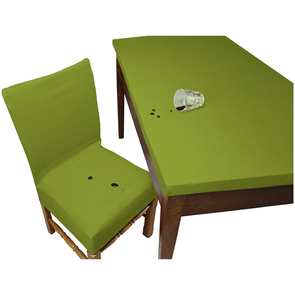 Set 4 Vestisedia Quadrato Antimacchia Made In Italy Verde Chiaro - Foto 1